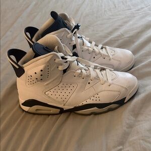 Jordan White and Black Sneakers